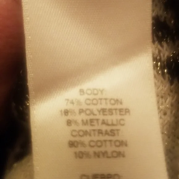 Chico's Sweater with Metallic Threads - Picture 5 of 5